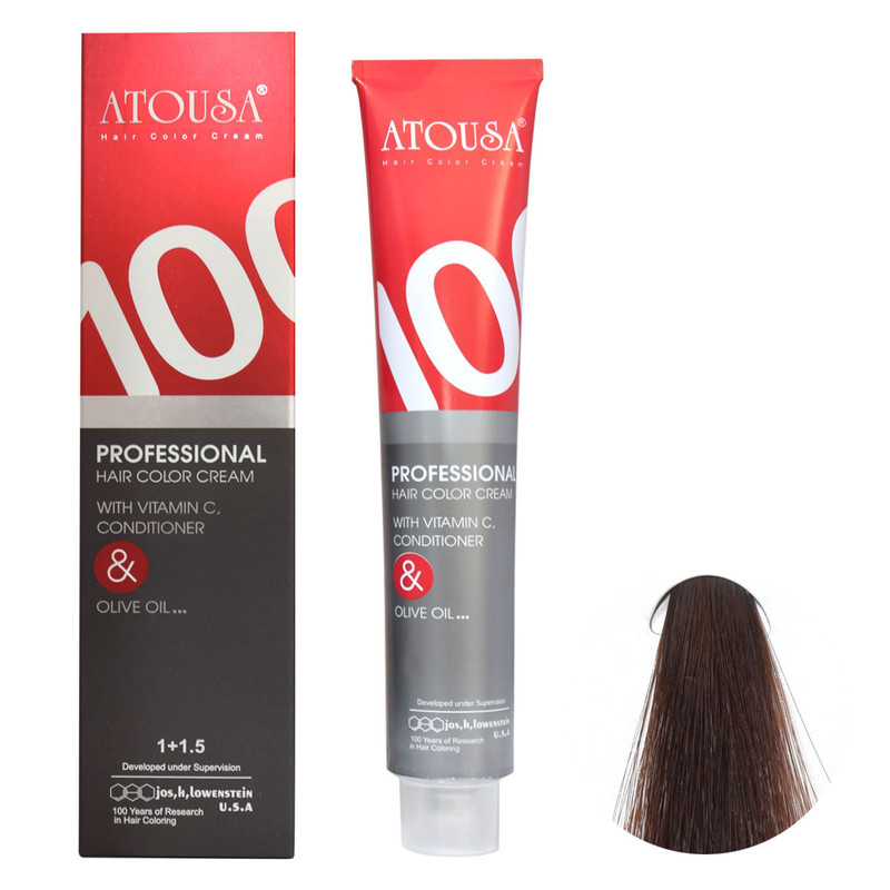 رنگ مو آتوسا شماره 5/47 حجم 100 میلی لیتر رنگ صندل چوب