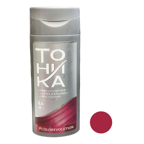 شامپو رنگساژ تونیکا شماره 4.6 حجم 150 میلی لیتر رنگ سرخابی