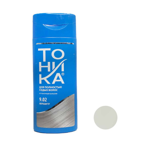 شامپو رنگساژ مو تونیکا شماره 9.02 حجم 150 میلی لیتر رنگ نقره ای