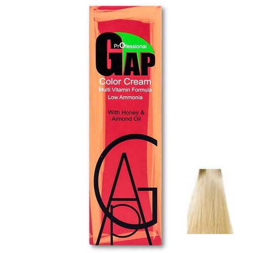 رنگ مو گپ سری طبیعی مدل بلوند خیلی روشن شماره 10.0