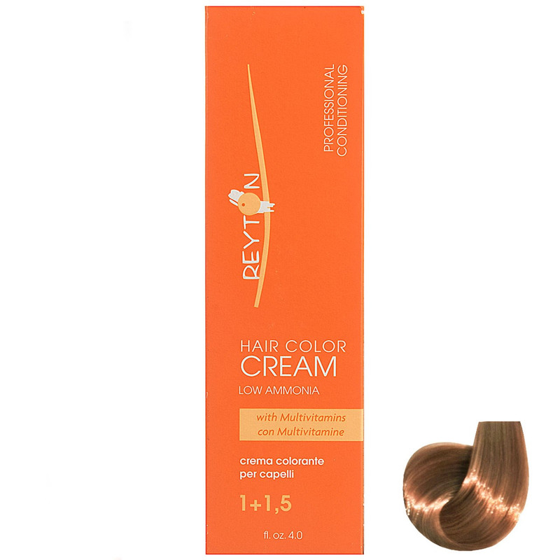 رنگ مو ریتون سری Ultra Fashion مدل Walnut Dark Blonde شماره 6W حجم 120 میلی لیتر رنگ شکلاتی فندقی