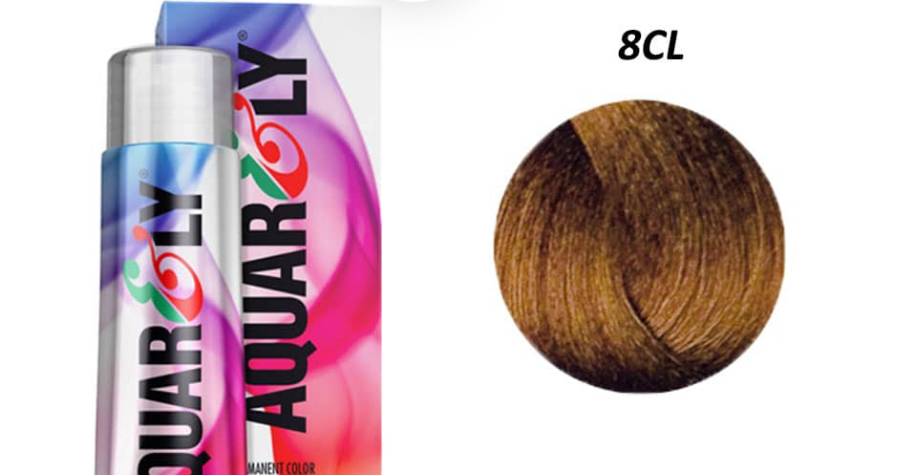 رنگ مو آکوارلی 8CL بلوند روشن سافانی Aquarely