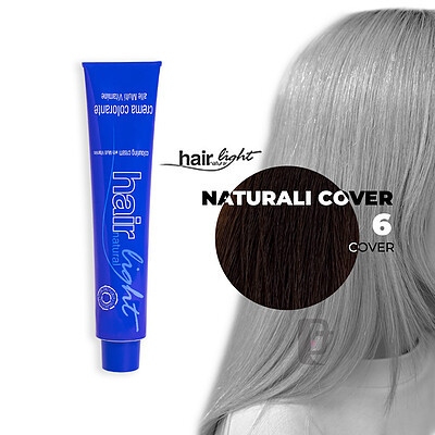 رنگ موی هیرلایت Hair Light Naturali Cover 6.0 100ml