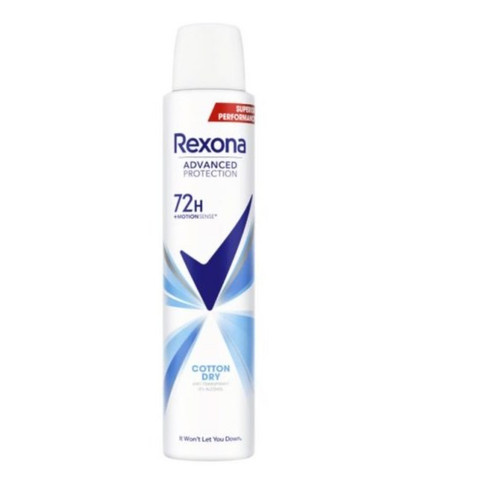 اسپری ضد تعریق زنانه رکسونا مدل cotton dry (200 میل) باتخفیف ویژه امروز ومحدود پوست مو بیوتی