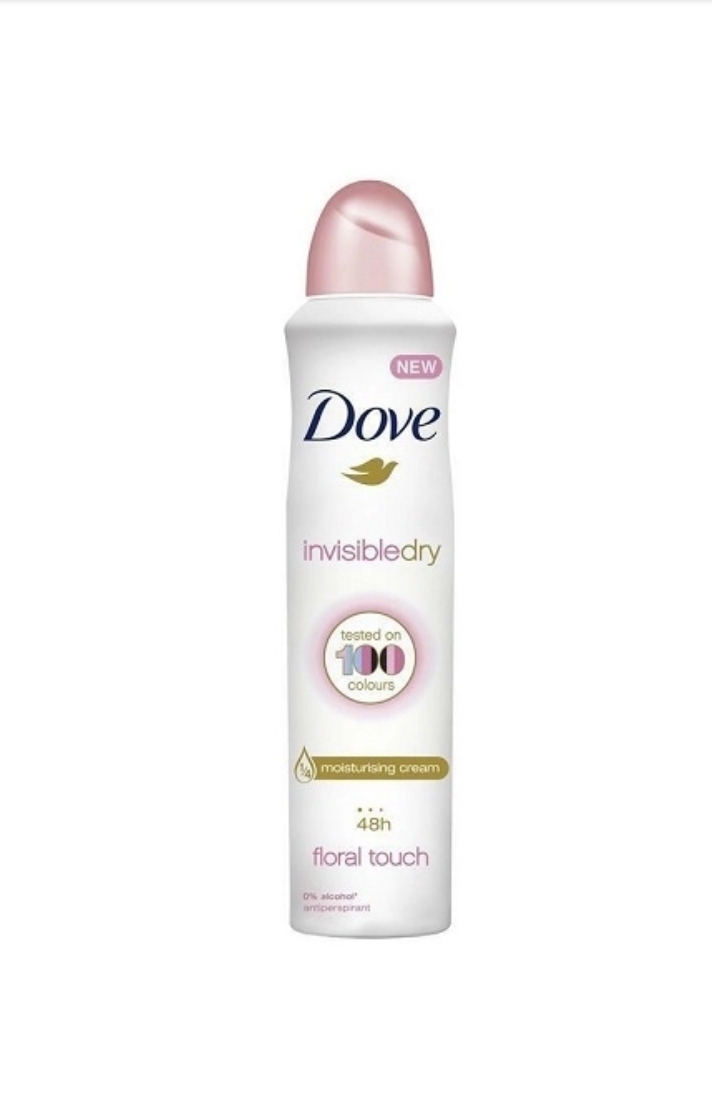 اسپری دئودورانت زنانه داو Dove مدل Floral touch حجم 250 میلی لیتر
