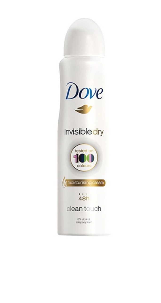 اسپری زنانه داو سری Invisble Dry مدل Clean Touch حجم 250 میلی لیتر